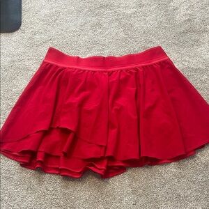 Red Women's Lululemon skort